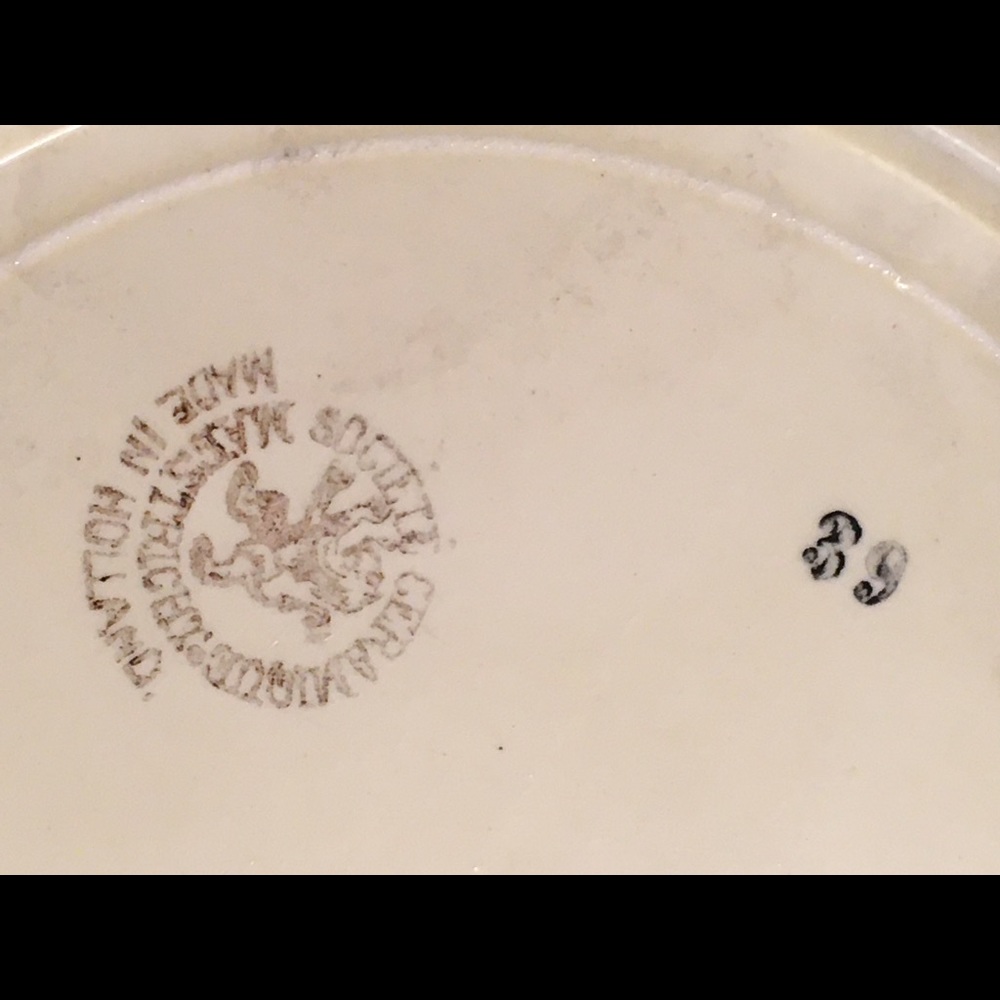 Flowered plate
